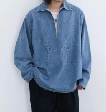 AURALEE 오라리 DENIM P/O SHIRT