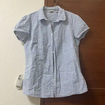 L.L.Bean 반팔 깅엄 체크 셔츠