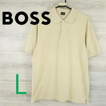 HUGO BOSS 휴고 보스 <자수 로고 코튼 피케 셔츠> M0495s
