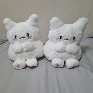 하나마루 유령 인형 BIG 타입 봉제 인형 화이트 (2개)