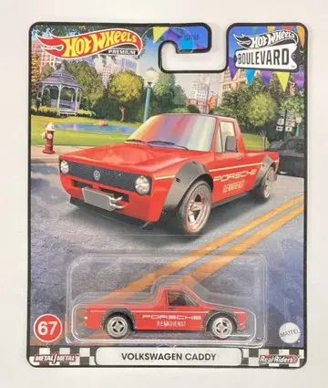 MATTEL 핫휠 불르바드 VOLKSWAGEN CADDY Red