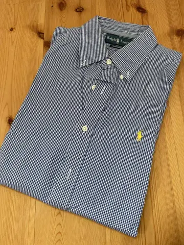 Ralph Lauren 반팔 체크 셔츠 L 사이즈