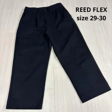 REED FLEX 워크 팬츠 2턱 구제 의류 크롭 기장