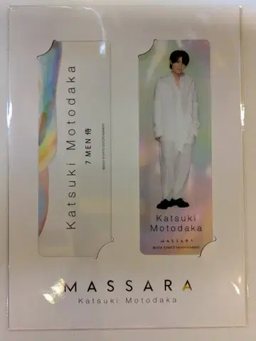 7MEN 사무라이 24년 MASSARA 도서 타카 카즈키 클리어 북 마커