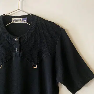 vintage 블랙 썸머 니트 80s 90s