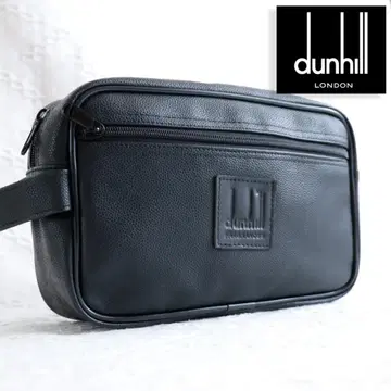 컨디션 최상! 던힐 올 블랙 파우치 세컨드 백 dunhill