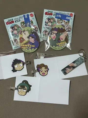 닌자 타마 란타로 캔 배지 앞머리 클립 키링