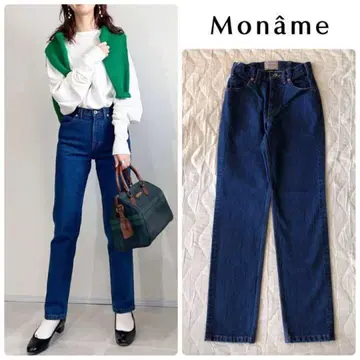 Moname 모나움 슬림 스트레이트 데님 새상품 23 MBL