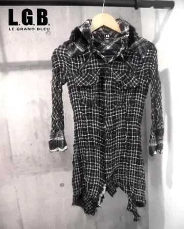 L.G.B. 르그랑 블루 SHIRT-G 롱 체크 웨스턴 셔츠 0
