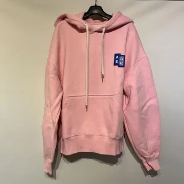 ADER 123 핑크 후드티
