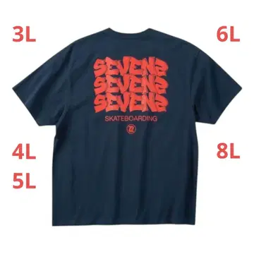 SEVEN2 천축 반팔 티셔츠 hfx0