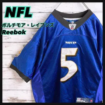 초레어 [NFL] 리복 볼티모어 레이븐스 팀 로고 자수 게임 셔츠