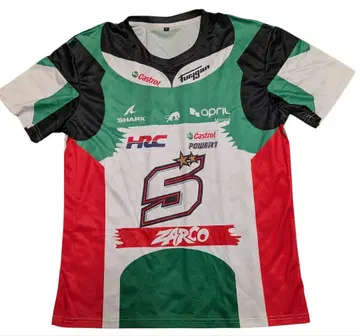 LCR HONDA #5 ZARCO 레이싱 슈트 타입 티셔츠 XL