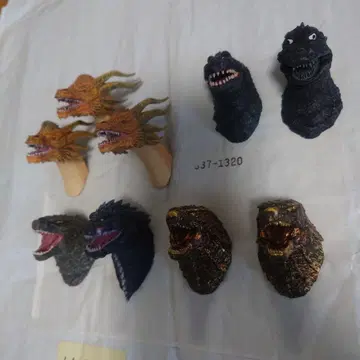 고질라 머리 피규어 9종