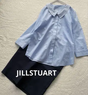 JILLSTUART 질스튜어트 블루 블라우스