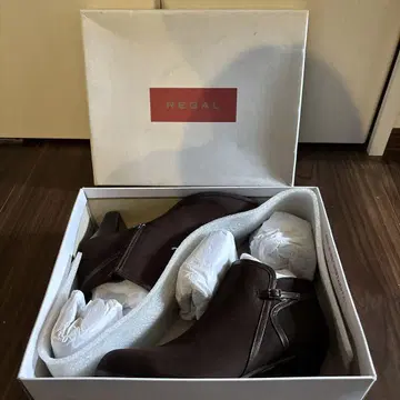 REGAL 브라운 숏부츠 미사용