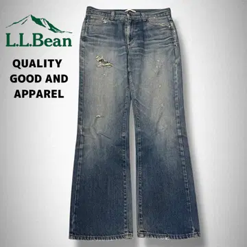 00s L.L.BEAN 엘엘빈 데미지 와이드 데님 0707-1
