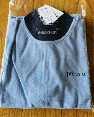 preasia 스카이블루 반팔 폴로 셔츠 M 사이즈