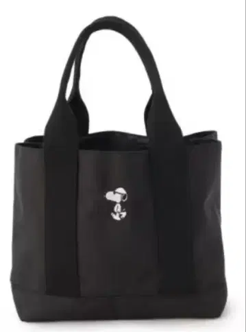 SNOOPY 수납이 편리한 미니 토트 블랙