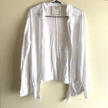 BEARDSLEY 화이트 린넨 가디건