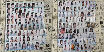히나타자카46 카와다 요나 브로마이드 요리 추 앉은 히키 컴프 묶음 판매