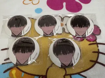 밟고, 차고, 사랑하고, 밟고 사랑하는 카페 캔뱃지 고이모리 야스시 5개