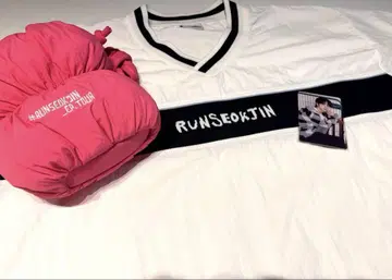 RUNSEOKJIN 티셔츠 L 사이즈 포토 카드 포함