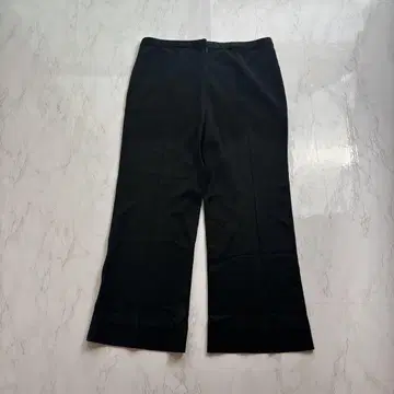 새상품급 Ms REIKO 미즈레이코 슬랙스 블랙 일본제 폴리에스테르