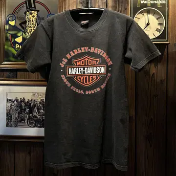 미국제 SKULL BULL 할리데이비슨 S/S Tee