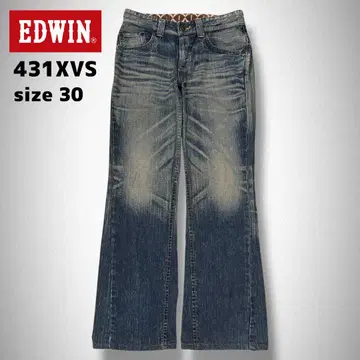 00s EDWIN 에드윈 431XVS 배기 와이드 데님 0707-3