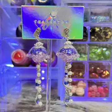 해파리 귀걸이