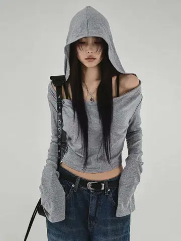 y2k 서브컬쳐 자외선 차단 후드 상의 gal fairygrung 00