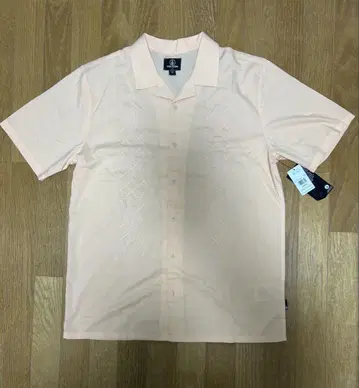 VOLCOM 볼콤 페일 오렌지 자수 반팔 셔츠 택 포함 새상품