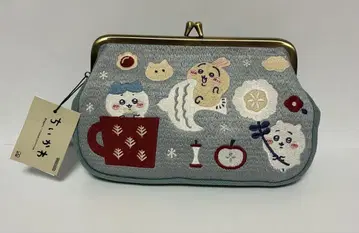 치이카와 자수 가마구치 파우치
