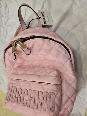 모스키노 퀼팅 백팩 MOSCHINO