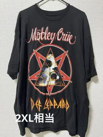 Def Leppard Motley Crue 2022 US 레어 티셔츠