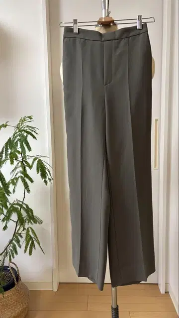 styling/ 카키 와이드 팬츠 사이즈 0