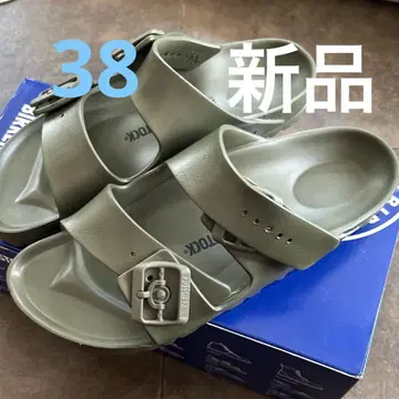 BIRKENSTOCK 카키 샌들 38 24~24.5cm