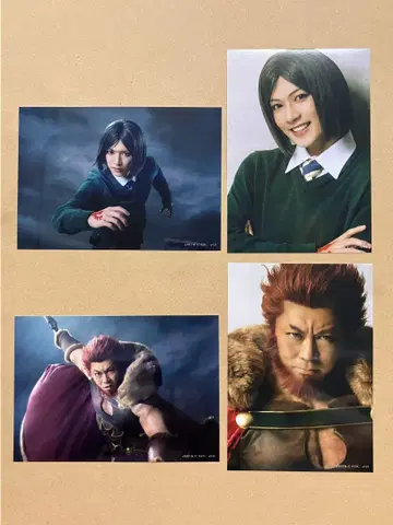애니메이션 'Fate/Zero' 무대 배우 사진 4장 세트