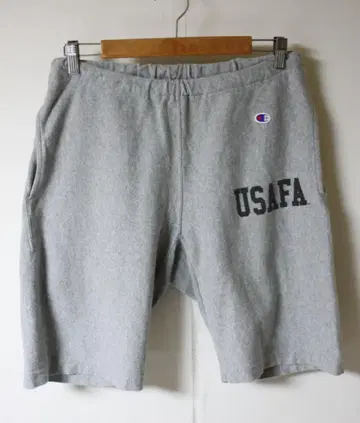 챔피온 리버스 위브 USAFA 맨투맨 숏 팬츠 L