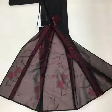 풍통사 C 블랙, 빨간색 꽃, 화장 67cm