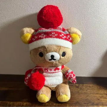 리락쿠마 하트 니트 봉제 인형 한정품