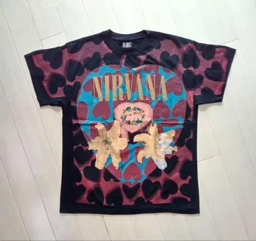 NIRVANA 닐바나 Heart Shaped Box 밴딩 티셔츠