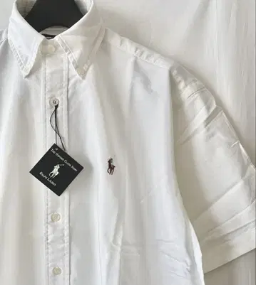 Ralph Lauren 버튼 다운 셔츠 화이트