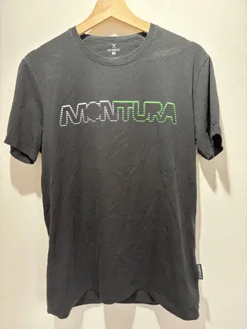 Montura 몬츄라 티셔츠 블랙 M 아웃도어