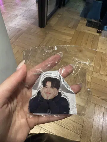 treasure 캡슐 토이 정우 아크릴 클립