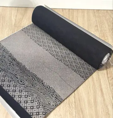 옷감 블랙 올 패턴 보관품 원단 리메이크 기모노