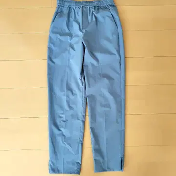 안피로 접촉 냉감 UV 차단 발수 테이퍼드 팬츠 XS 달 블루