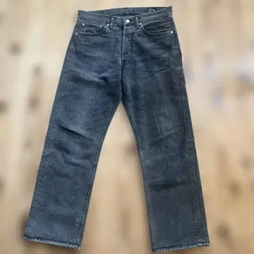 오어슬로우 그레이 스트레이트 데님 Lot 105