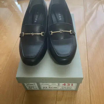 heal me 블랙 로퍼 22.5cm